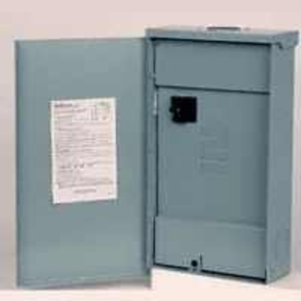 Siemens Panelboard, W0, 2 Spaces, 100A, 120/240V AC, Main Circuit Breaker, 1 Phase W0204MB1100